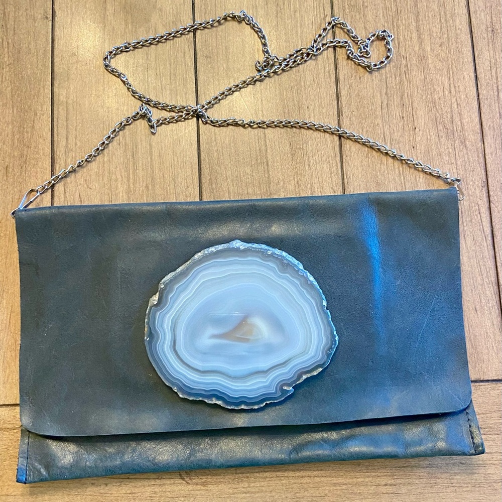 Handmade Leather Krava clutch